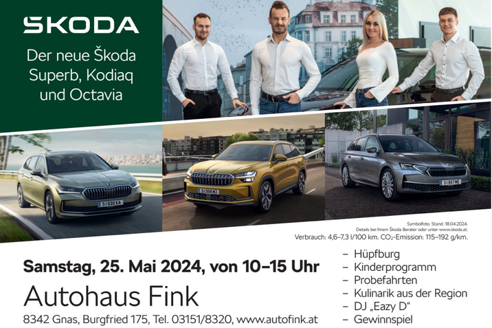Markteinführung SKODA Superb, Kodiaq und Octavia 2024
